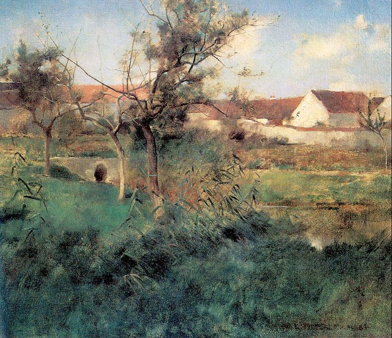 Metcalf, Willard Leroy Landscape in Grez